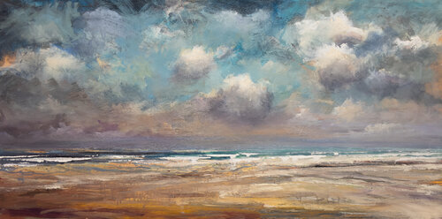 North Sea series 101 XL van Wim Van De Wege, Schilderij te koop op Singulart