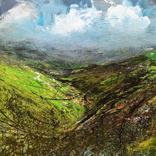 Abstract Wales landscape 11 von Wim Van De Wege, Malerei kaufen auf Singulart