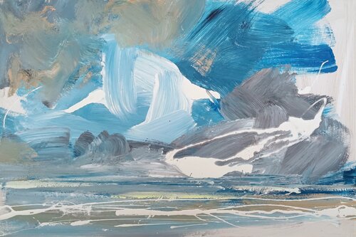 Ameland sketches 1 di Wim Van De Wege, Pittura in vendita su Singulart