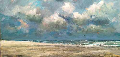 North Sea series 101 XL van Wim Van De Wege, Schilderij te koop op Singulart