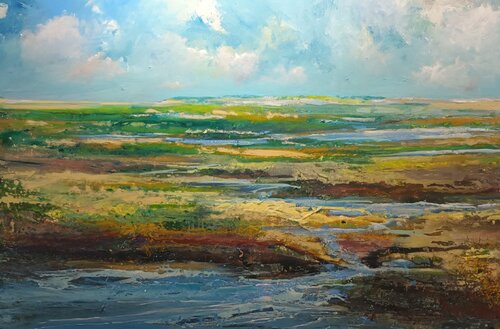 Waddenzee par Wim Van De Wege, Peinture en vente sur Singulart