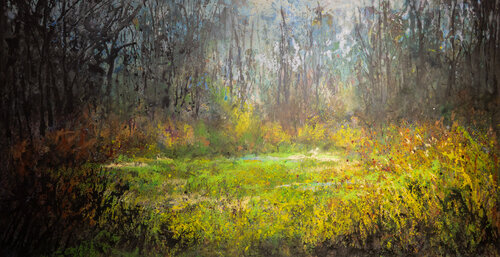 Veluwe, autumn series XL von Wim Van De Wege, Malerei kaufen auf Singulart