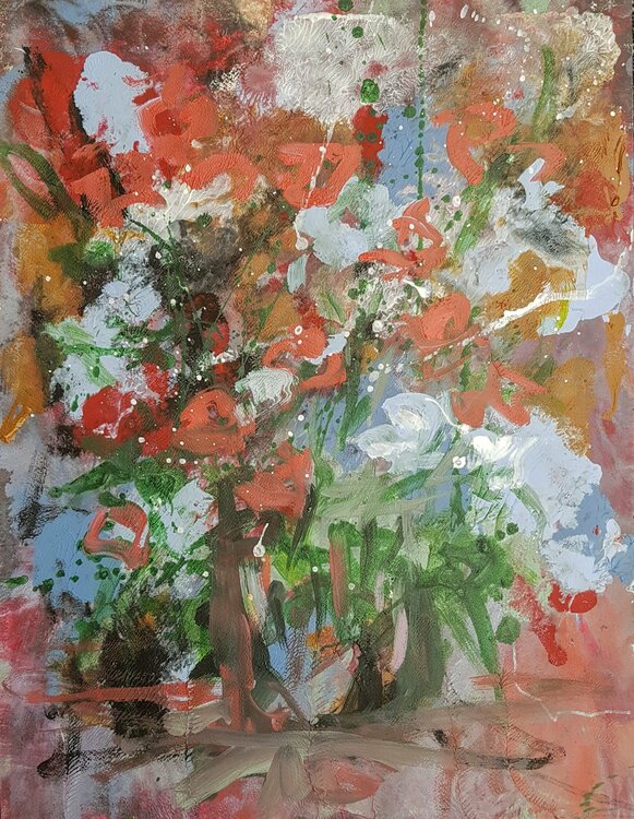 Abstract flowers #4 Wim Van De Wege