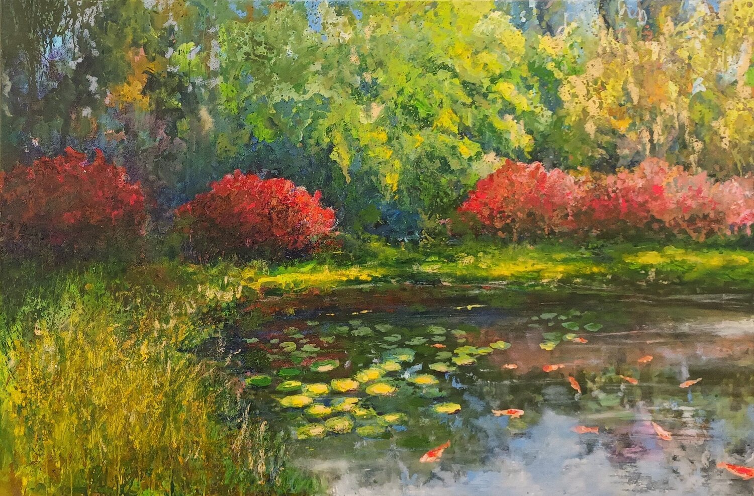 Arboretum with pond Wim Van De Wege