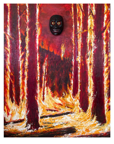 FIRE #4 van Paul Hamanaka, Andere media te koop op Singulart