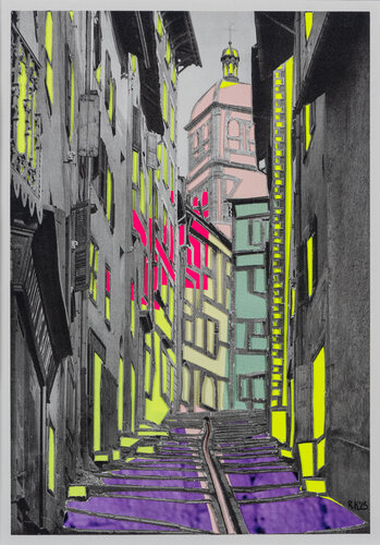 Cutout: Briancon, 2023 by Renata Kos, Work on Paper for Sale on Singulart