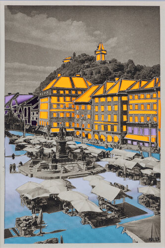 Cutout: Graz, 2023 von Renata Kos, Werk auf Papier kaufen auf Singulart