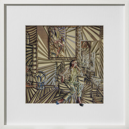 Augentausch (Pauline de Rothschild) de Renata Kos, Obra en papel a la venta en Singulart