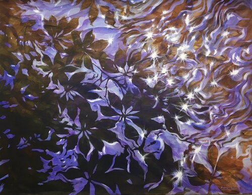 Leafy reflections von Andrew Hasler, Malerei kaufen auf Singulart