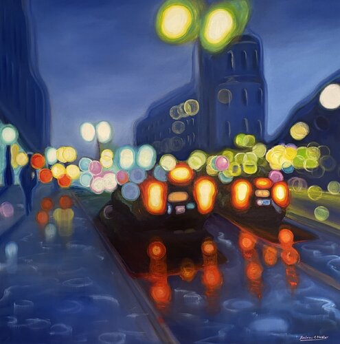London Lights von Andrew Hasler, Malerei kaufen auf Singulart