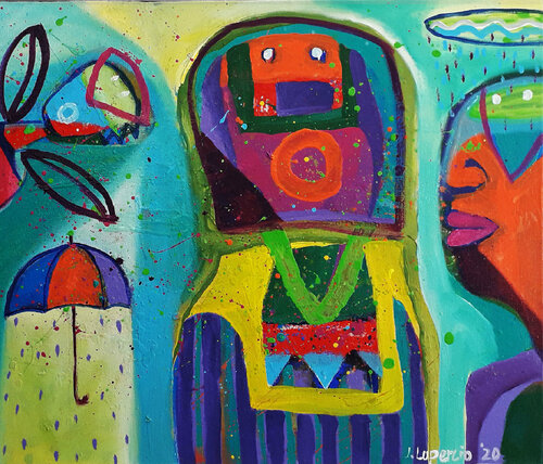 Amenaza de lluvia von Jaime Lupercio, Malerei kaufen auf Singulart