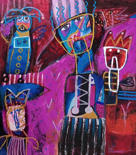 Nunca mires hacia atrás cuando viajes a Malinalco de Jaime Lupercio, Pintura a la venta en Singulart