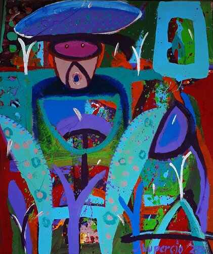 El jardín de Aurelio di Jaime Lupercio, Pittura in vendita su Singulart