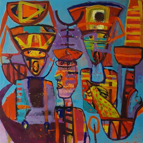 La resaca de los danzantes de Jaime Lupercio, Pintura a la venta en Singulart