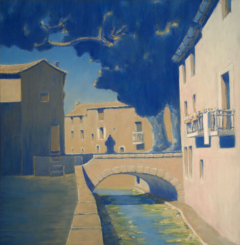 Saint-Jean de Buèges, le ruisseau du Garrel di François Cusson, Pittura in vendita su Singulart