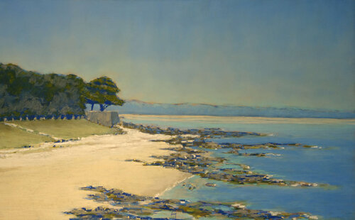 Morbihan, Plage de Beg Lann van François Cusson, Schilderij te koop op Singulart