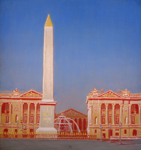 Paris, place de la Concorde von François Cusson, Malerei kaufen auf Singulart