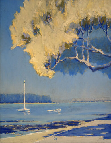 L'Île-Tudy, le tamaris di François Cusson, Pittura in vendita su Singulart