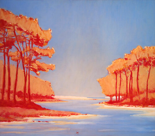 Le Stêr à Lesconil di François Cusson, Pittura in vendita su Singulart