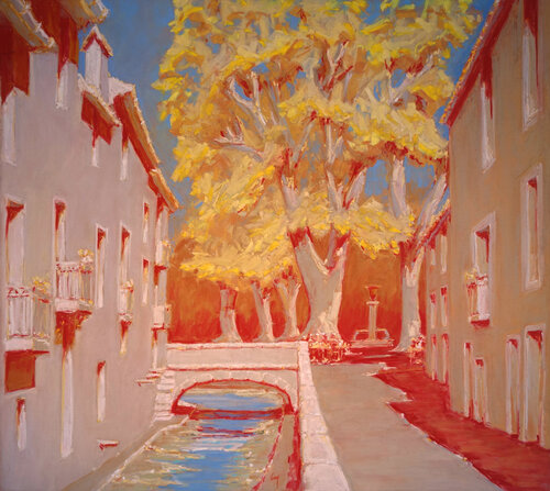 Saint-Jean de Buèges di François Cusson, Pittura in vendita su Singulart