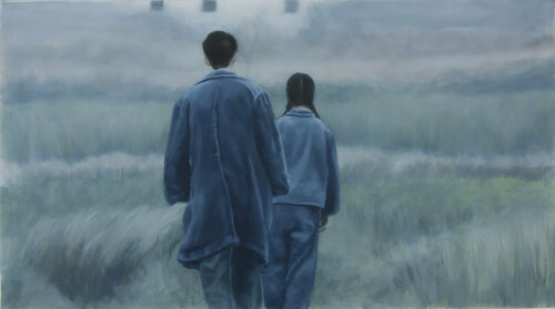 Indigo 1 van José Antonio Ochoa, Schilderij te koop op Singulart