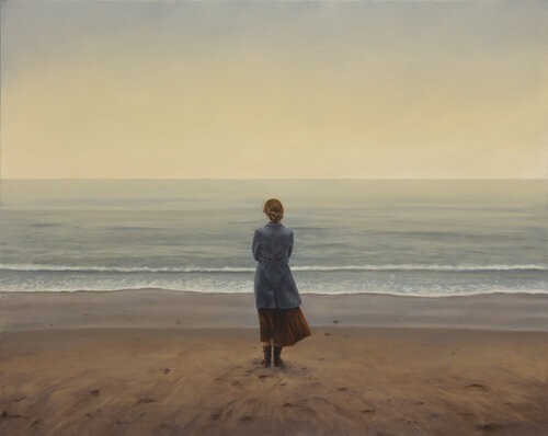 With her eyes full of sunrises by José Antonio Ochoa, Painting for Sale on Singulart