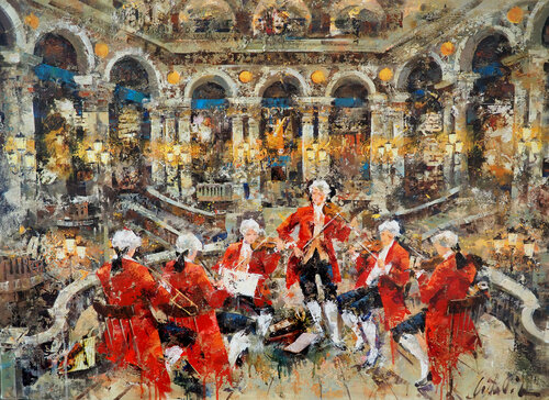 Opera Garnier,Paris van Josep Costa Vila, Schilderij te koop op Singulart