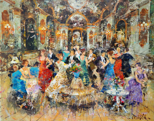 Ballroom di Josep Costa Vila, Pittura in vendita su Singulart