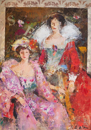 Figuras Renacentistas van Josep Costa Vila, Schilderij te koop op Singulart