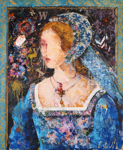 Retrato femenino von Josep Costa Vila, Malerei kaufen auf Singulart