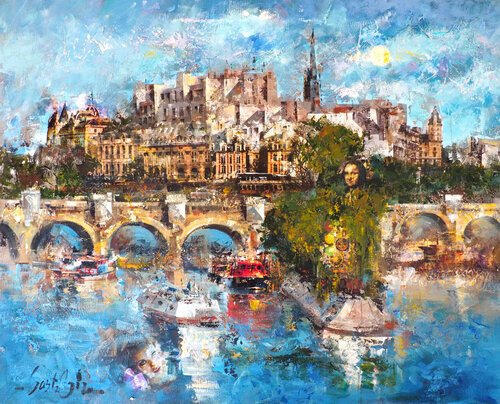 Pont Neuf,Paris von Josep Costa Vila, Malerei kaufen auf Singulart
