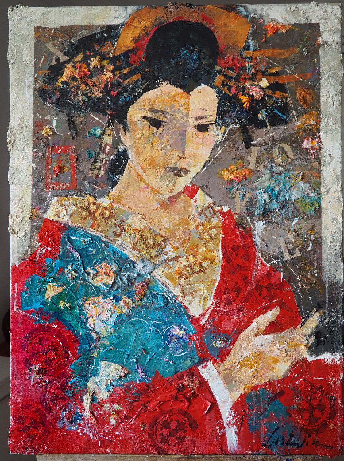 Figura en rojo Josep Costa Vila