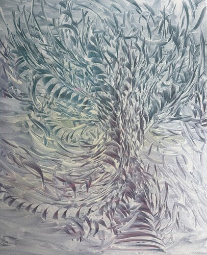 Arbre en mouvement van Sylvain Stellaire, Schilderij te koop op Singulart