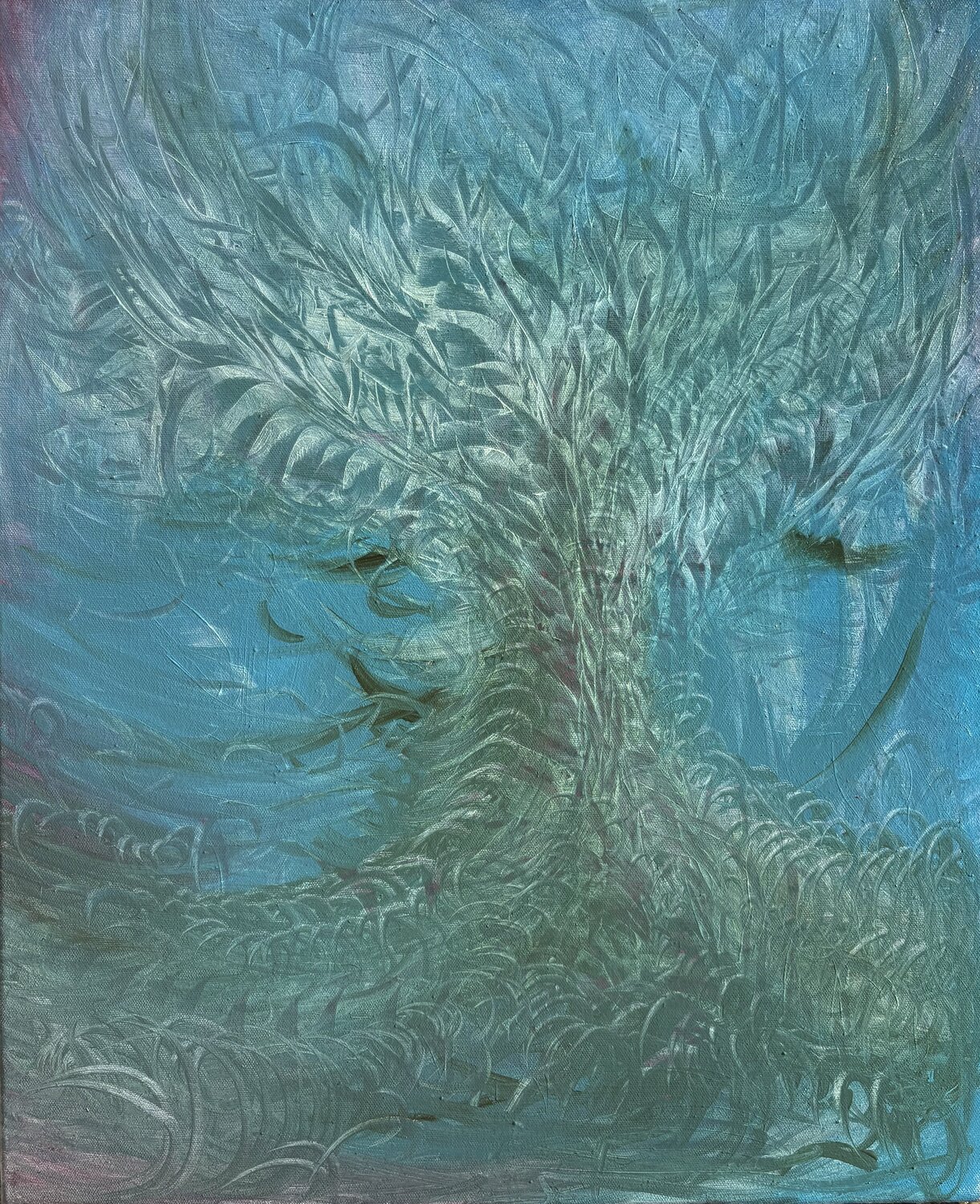 Vide plein d'arbres Sylvain Stellaire Peinture originale à vendre