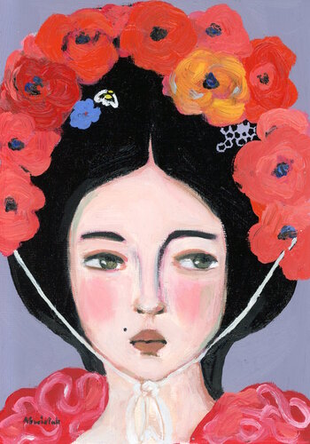 Gitana, Beekeeper Portrait Oil Painting by Alexandra Swistak, 絵画 for Sale on Singulart