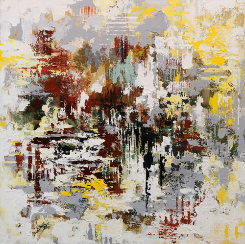 A Journey to Spring Blossom Pompeii by Chin H Shin, Painting for Sale on Singulart