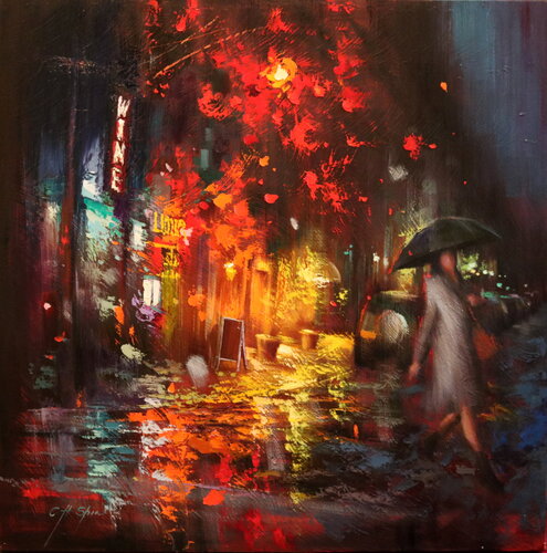 The Restaurant van Chin H Shin, Schilderij te koop op Singulart