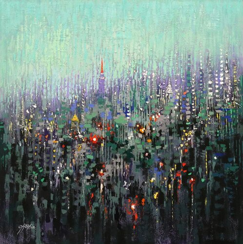 New York 16 Good Morning by Chin H Shin, Painting for Sale on Singulart