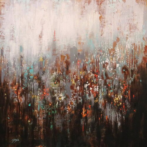 URBAN FOREST 14 van Chin H Shin, Schilderij te koop op Singulart