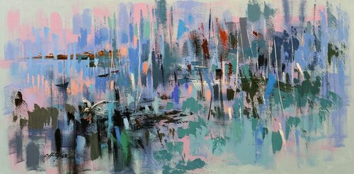 Rockport Harbor by Chin H Shin, Painting for Sale on Singulart
