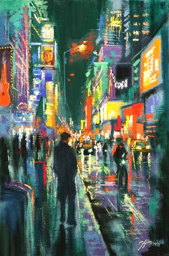 From Time-Square von Chin H Shin, Malerei kaufen auf Singulart
