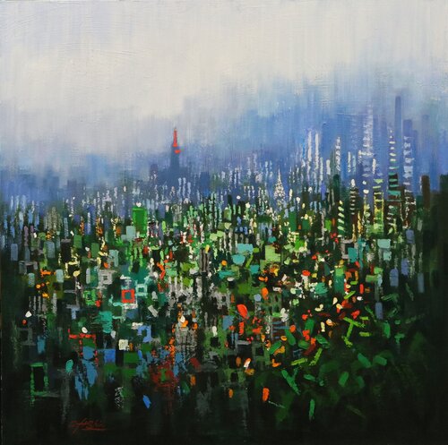 URBAN JUNGLE 7 Nature von Chin H Shin, Malerei kaufen auf Singulart