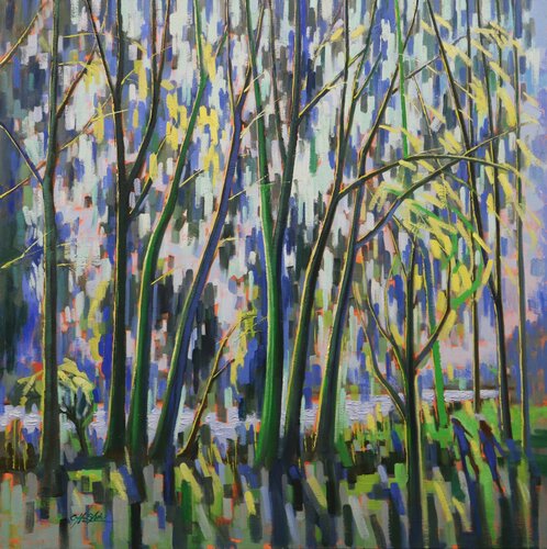 Spring Picnic von Chin H Shin, Malerei kaufen auf Singulart