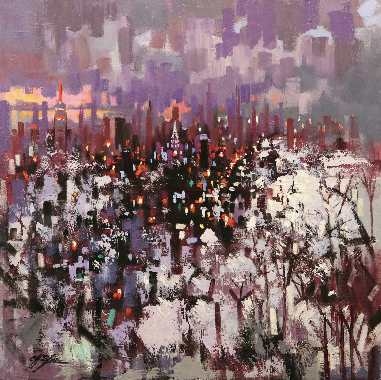 Winter Afternoon in Manhattan Chin H Shin