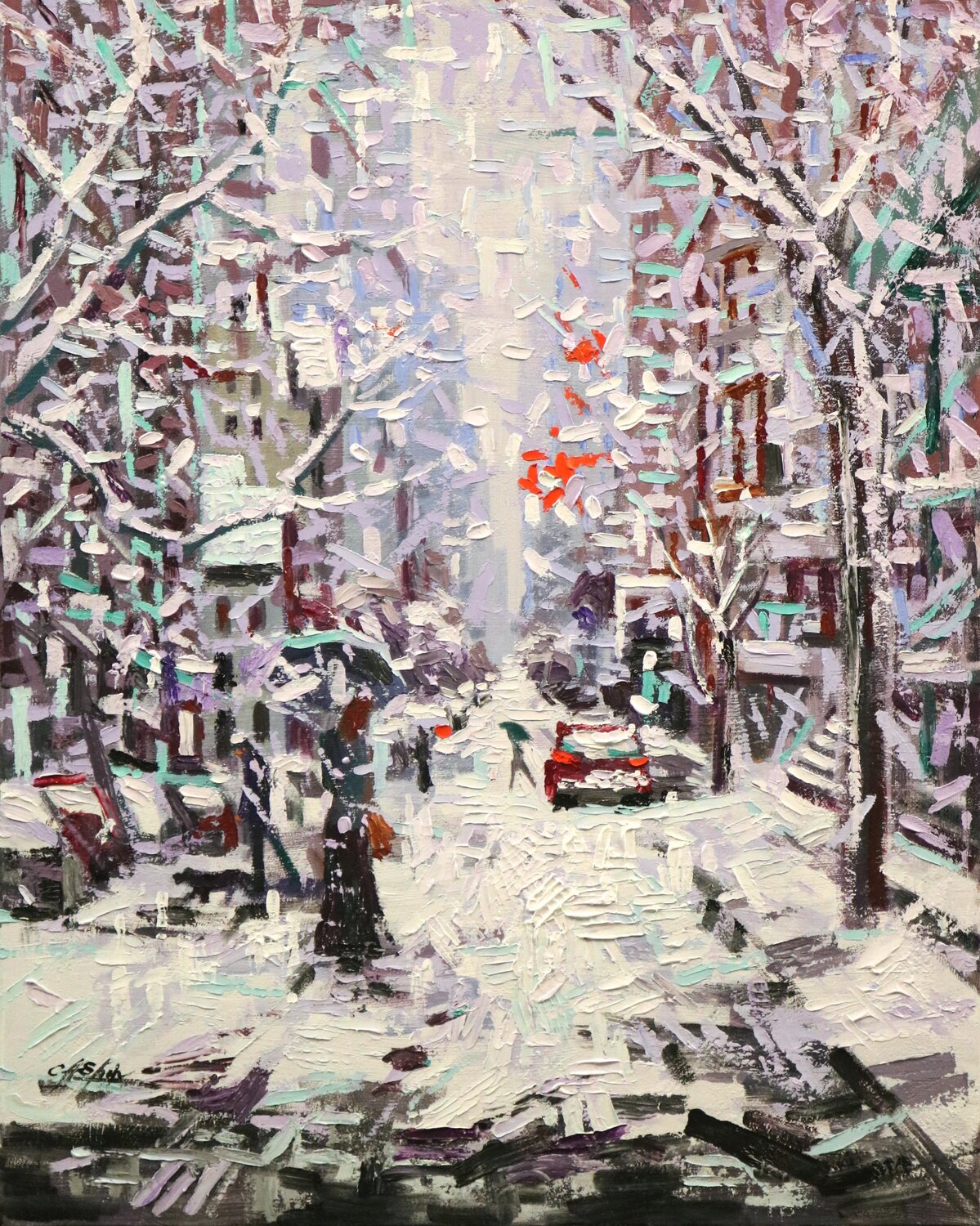 WINTER WHITE IN UPPER VILLAGE Chin H Shin