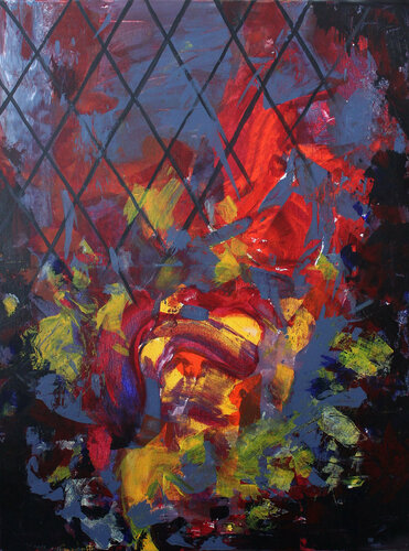 The stained glass window par Irina Tsypilova, Peinture en vente sur Singulart
