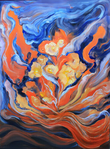 Yellow gardenias par Irina Tsypilova, Peinture en vente sur Singulart
