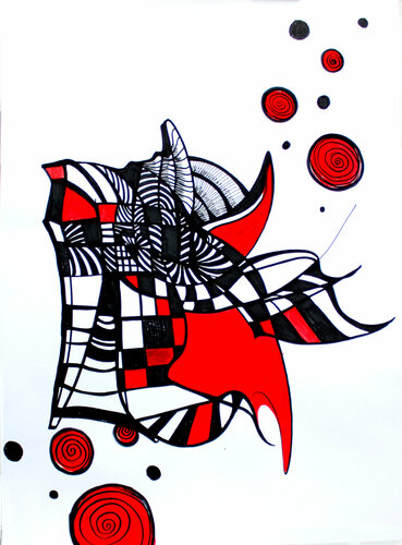 R1 par Irina Tsypilova, Œuvre sur papier en vente sur Singulart