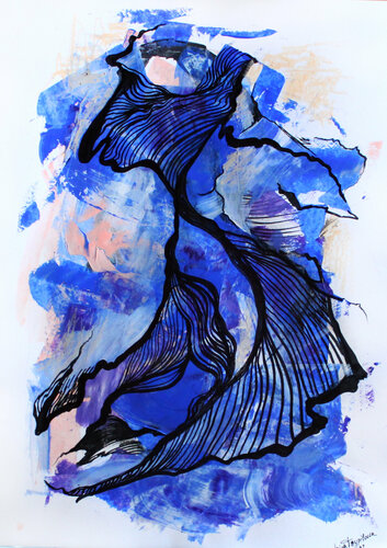 Splash par Irina Tsypilova, Œuvre sur papier en vente sur Singulart