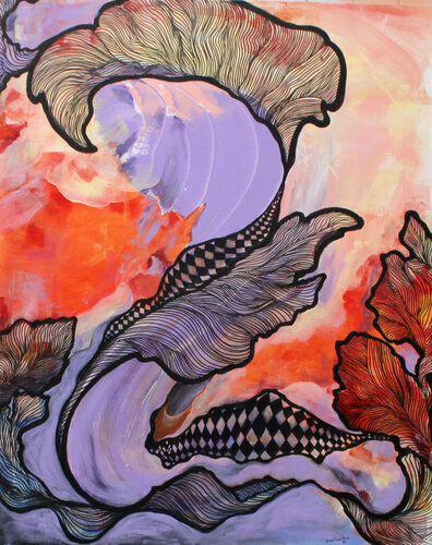 Magic wave von Irina Tsypilova, Malerei kaufen auf Singulart
